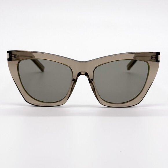 NEW SAINT LAURENT SL214 KATE 025 SUNGLASSES WOMEN CAT EYE BROWN SL 214 KATE 025 main image 8